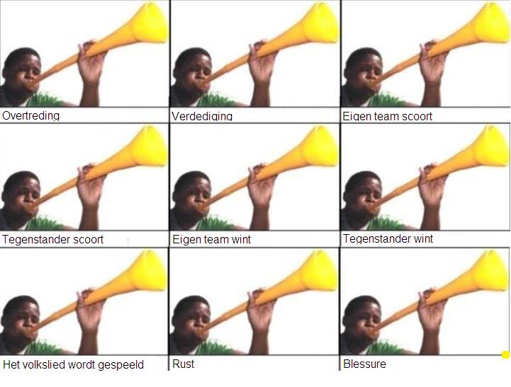 De taal van de vuvuzela